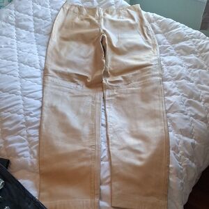 Dana Buchman Light Tan Leather Dress Pants